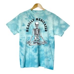 Heavily‎ Meditated NWOT Skeleton Graphic Tee